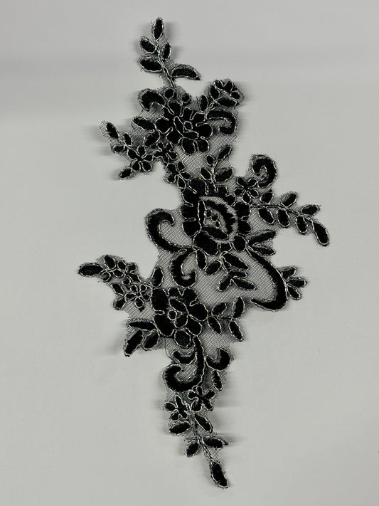 Black & Silver Lace