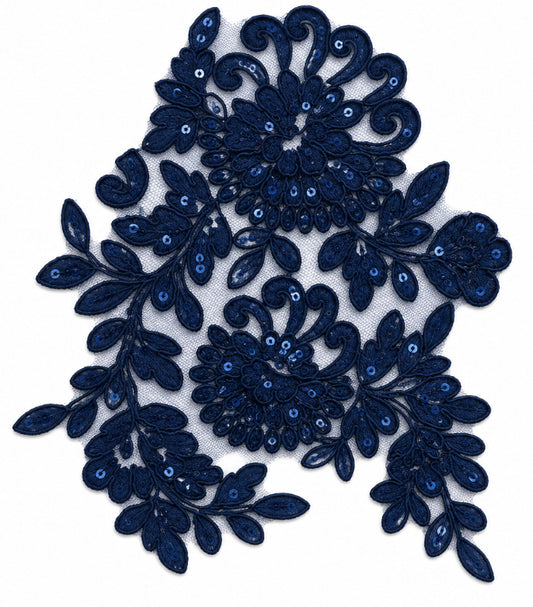 Navy Lace