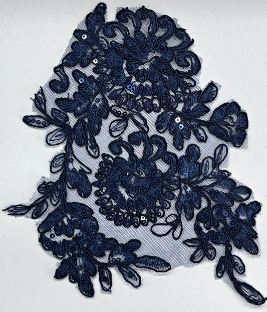 Navy Lace