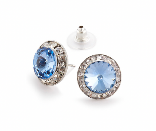 Light Sapphire Earrings