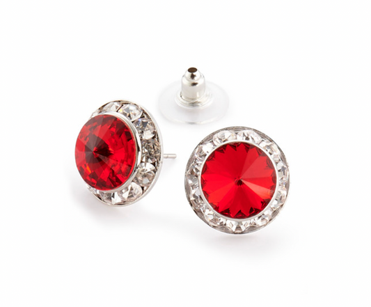 Light Siam Earrings