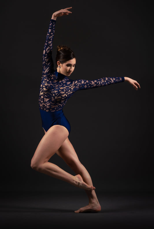 Amador High Waisted Leotard - Patrick J Design.com, dance wear, costum costumes, dance