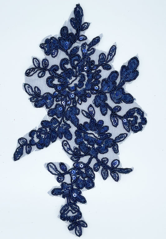 Navy Lace