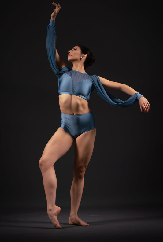 Lola High Waisted Brief - Patrick J Design.com, dance wear, costum costumes, dance