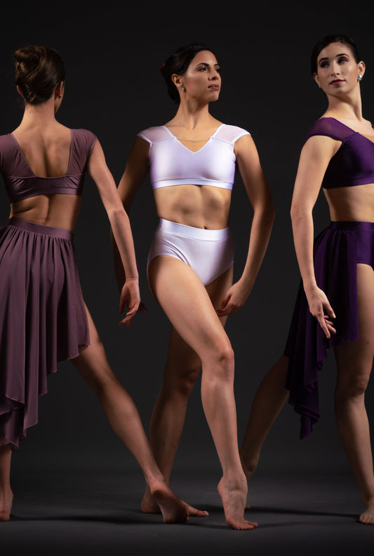 Stella Basic High Waisted Briefs - Patrick J Design.com, dance wear, costum costumes, dance
